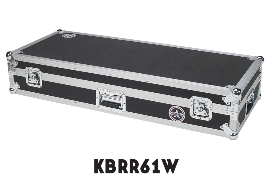 Keyboard Flight Case with Casters KBRR61W