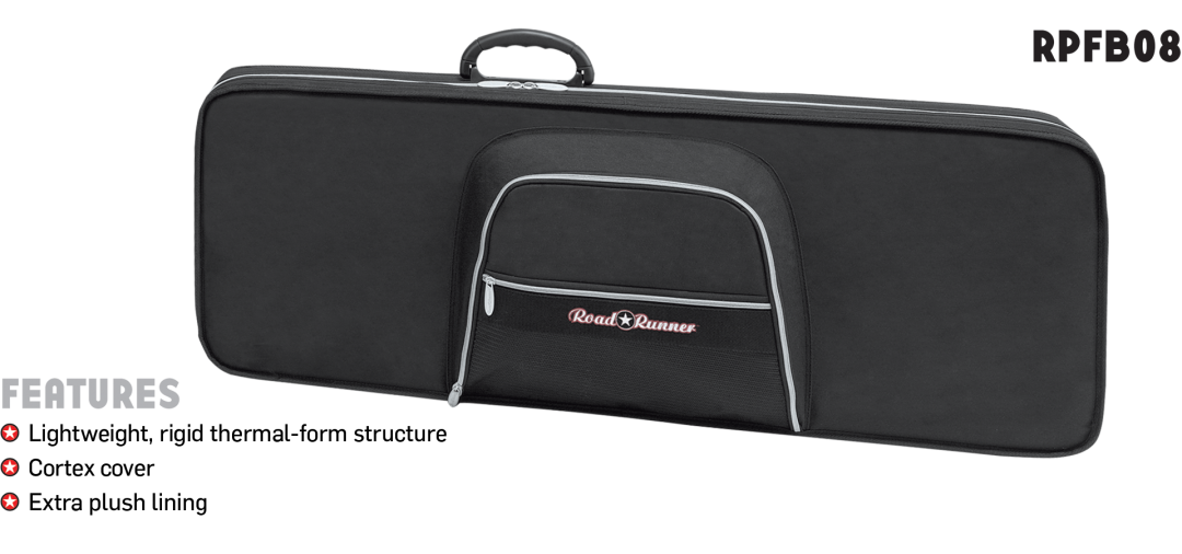 Polyfoam Bass Guitar Case Road Runner RPFB08