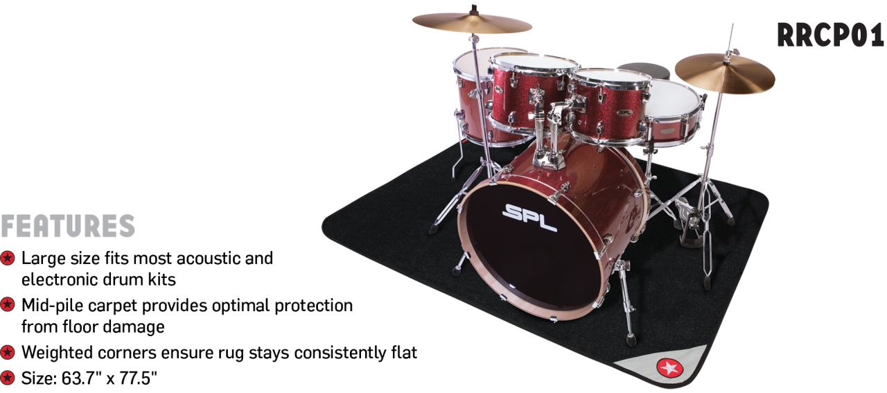 Drum Rug Road Runner RRCP01 Road Runner Accessories